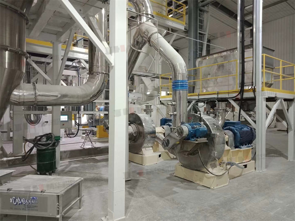 豌豆超微粉碎分級機系統(tǒng)--加拿大