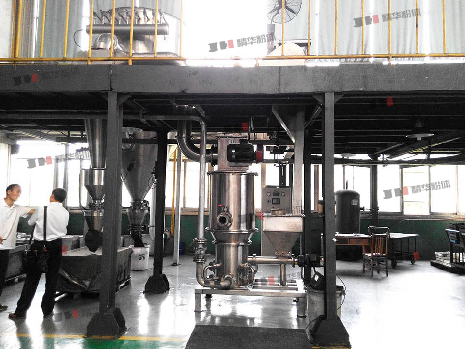 鈉電負極(硬碳）氣流粉碎機--山東新能源材料公司